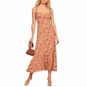 Reformation Nikita Arianne Midi Dress Floral